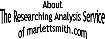 About
The Researching Analysis Service
of marlettsmith.com